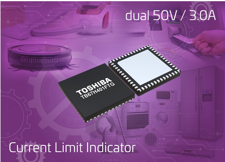 Toshiba stellt Treiber-IC mit Strombegrenzungserkennung für DC-Bürstenmotoren vor